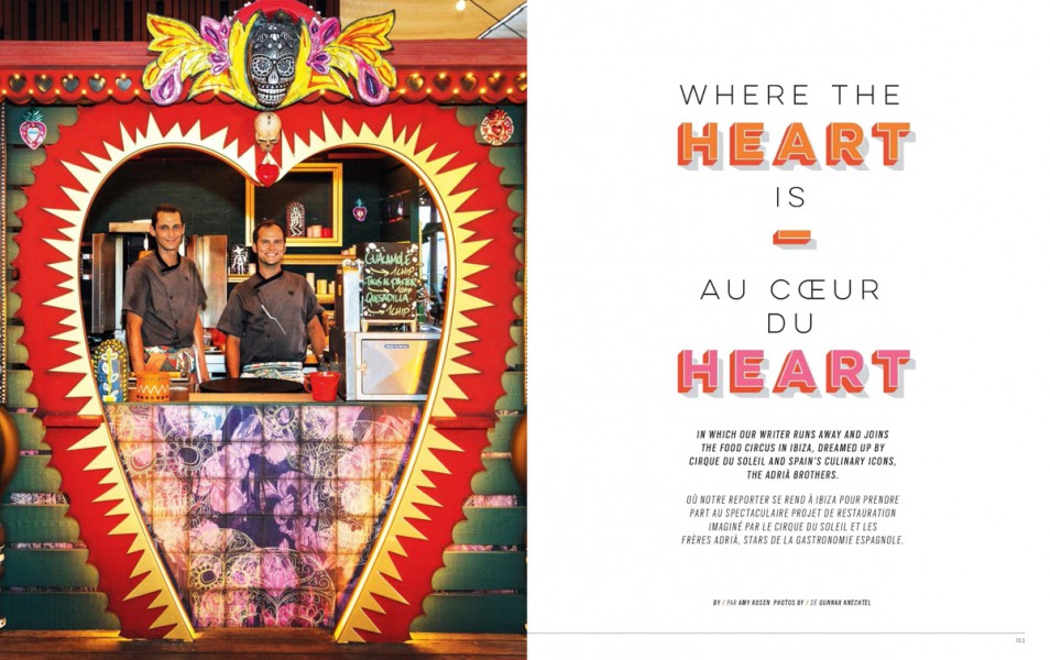 Heart experience, Enroute Magazine