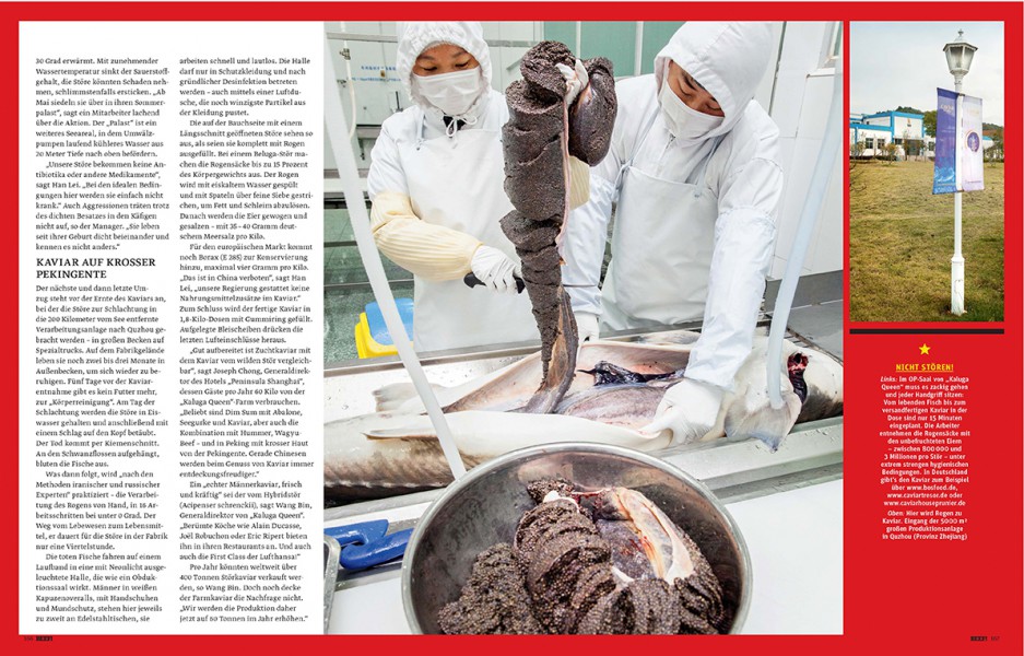 BEEF Magazine, deli products from China