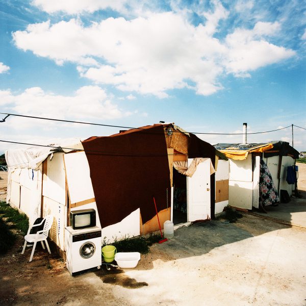 Shanty town in Madrid