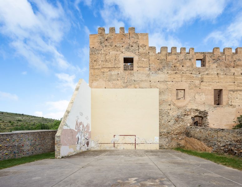 The fronton wall in Spanish Villages
